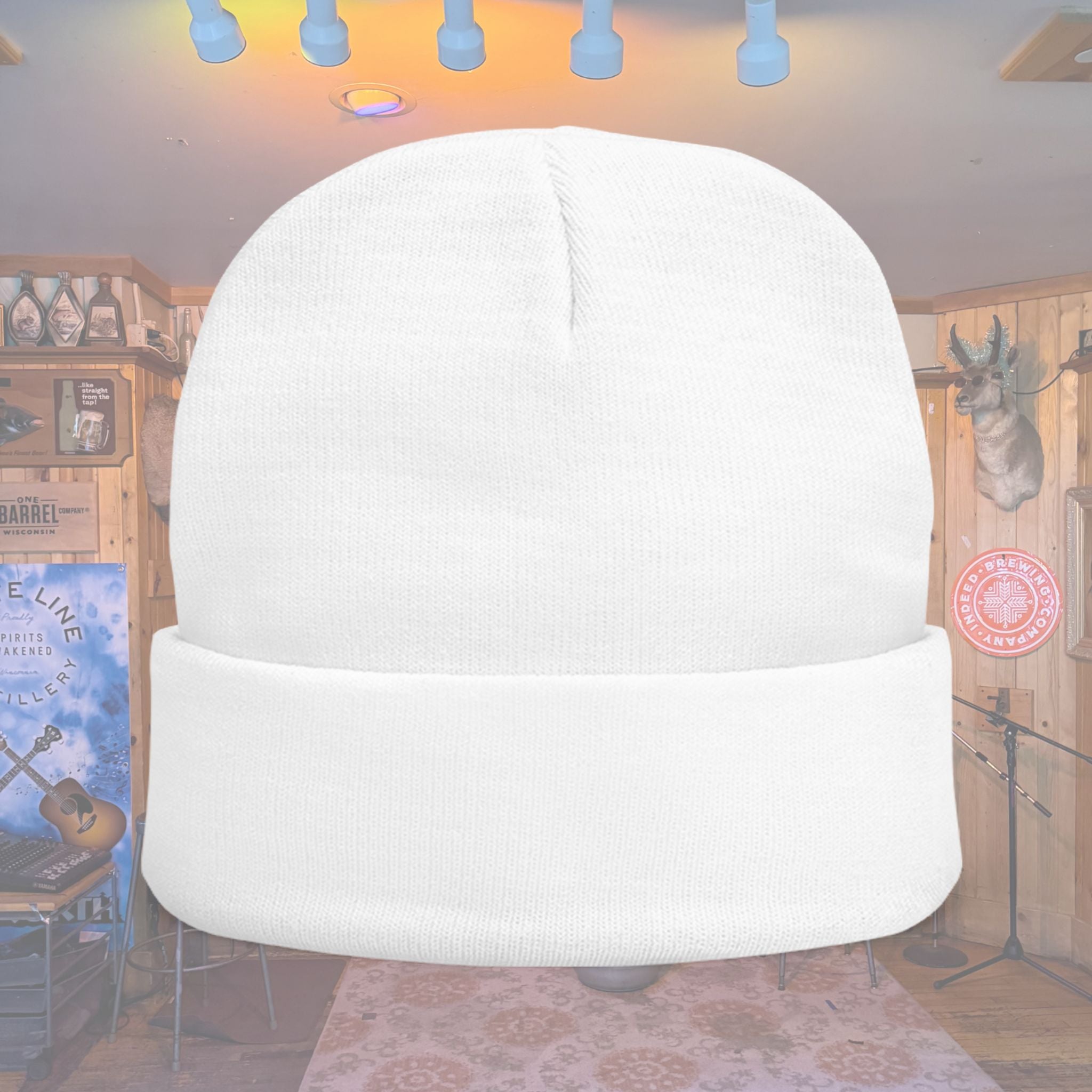 Embroidered Knit Beanie