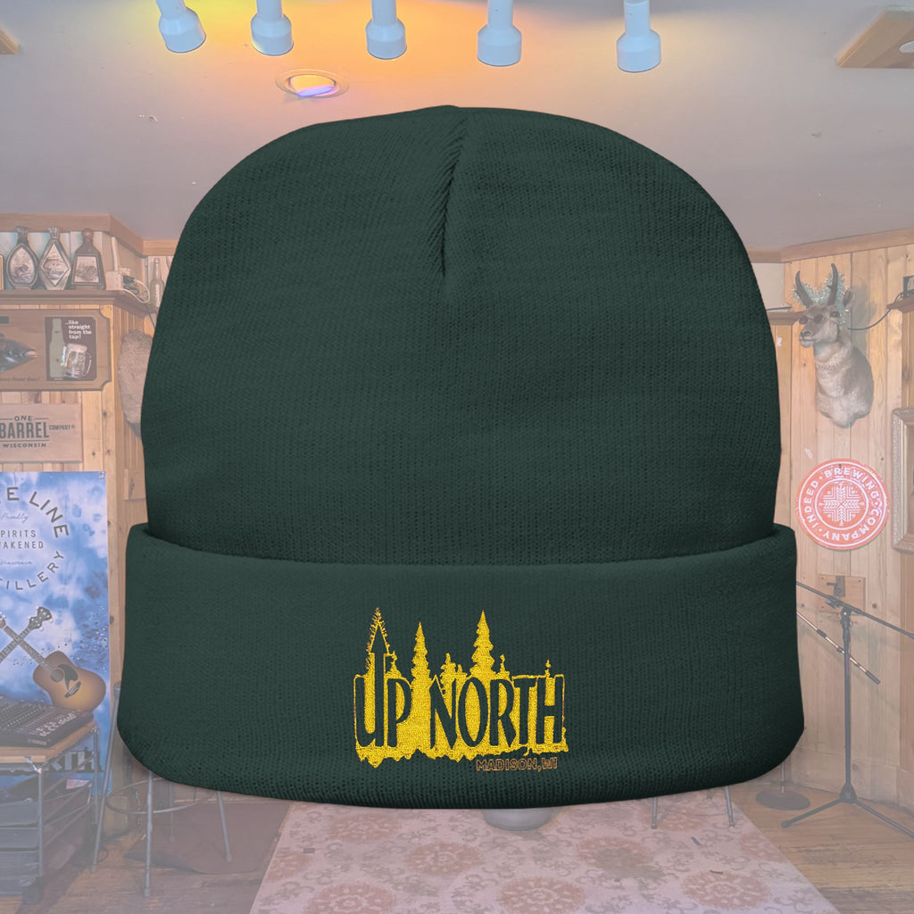 Embroidered Knit Beanie