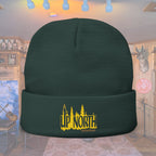 Embroidered Knit Beanie