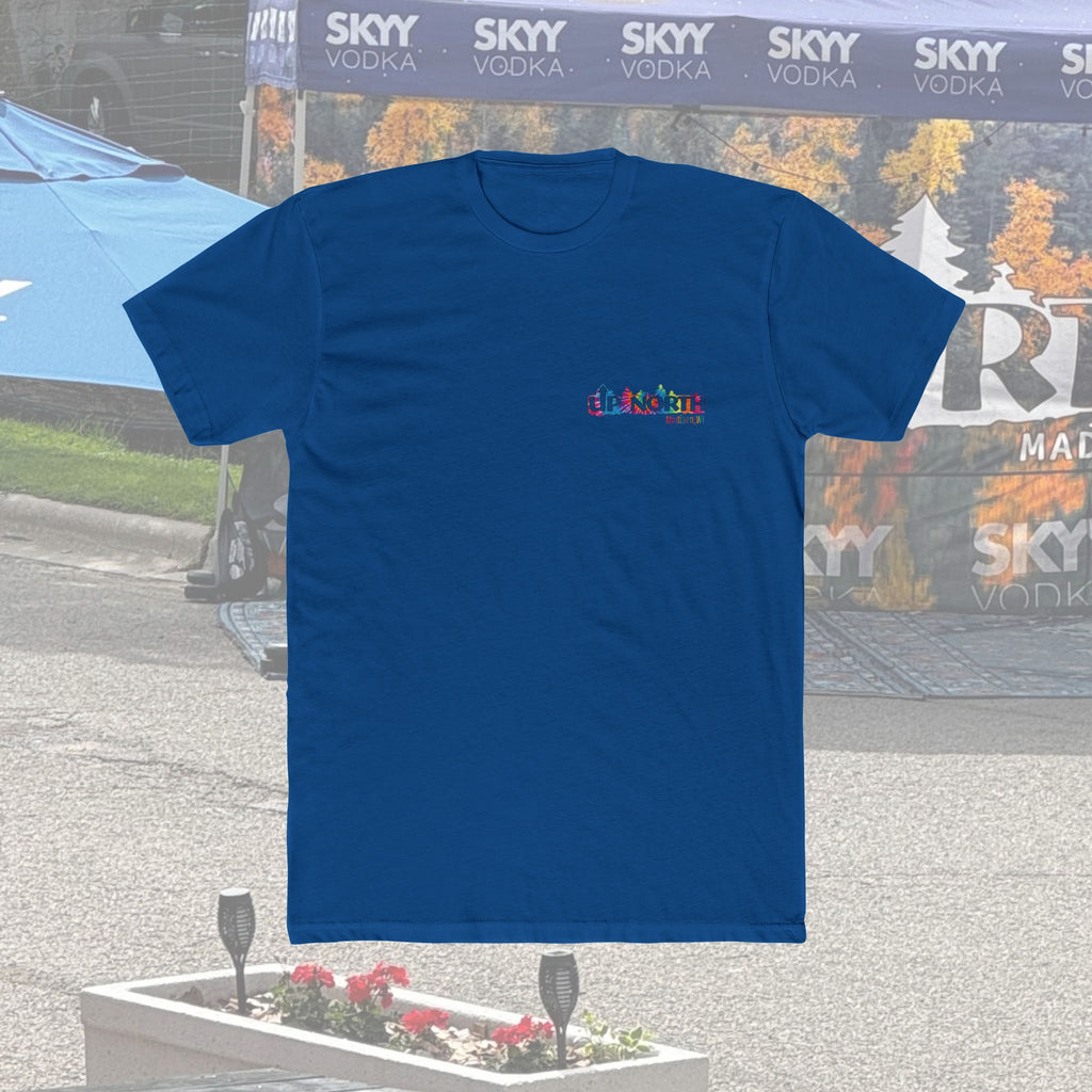 Up North Crew Cotton Graphic T Shirt- Tie-Dye Logo