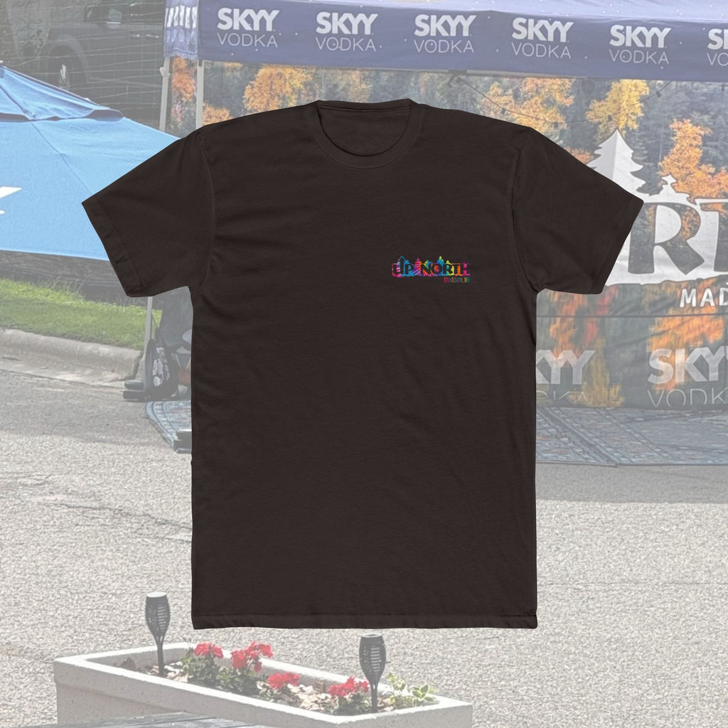 Up North Crew Cotton Graphic T Shirt- Tie-Dye Logo