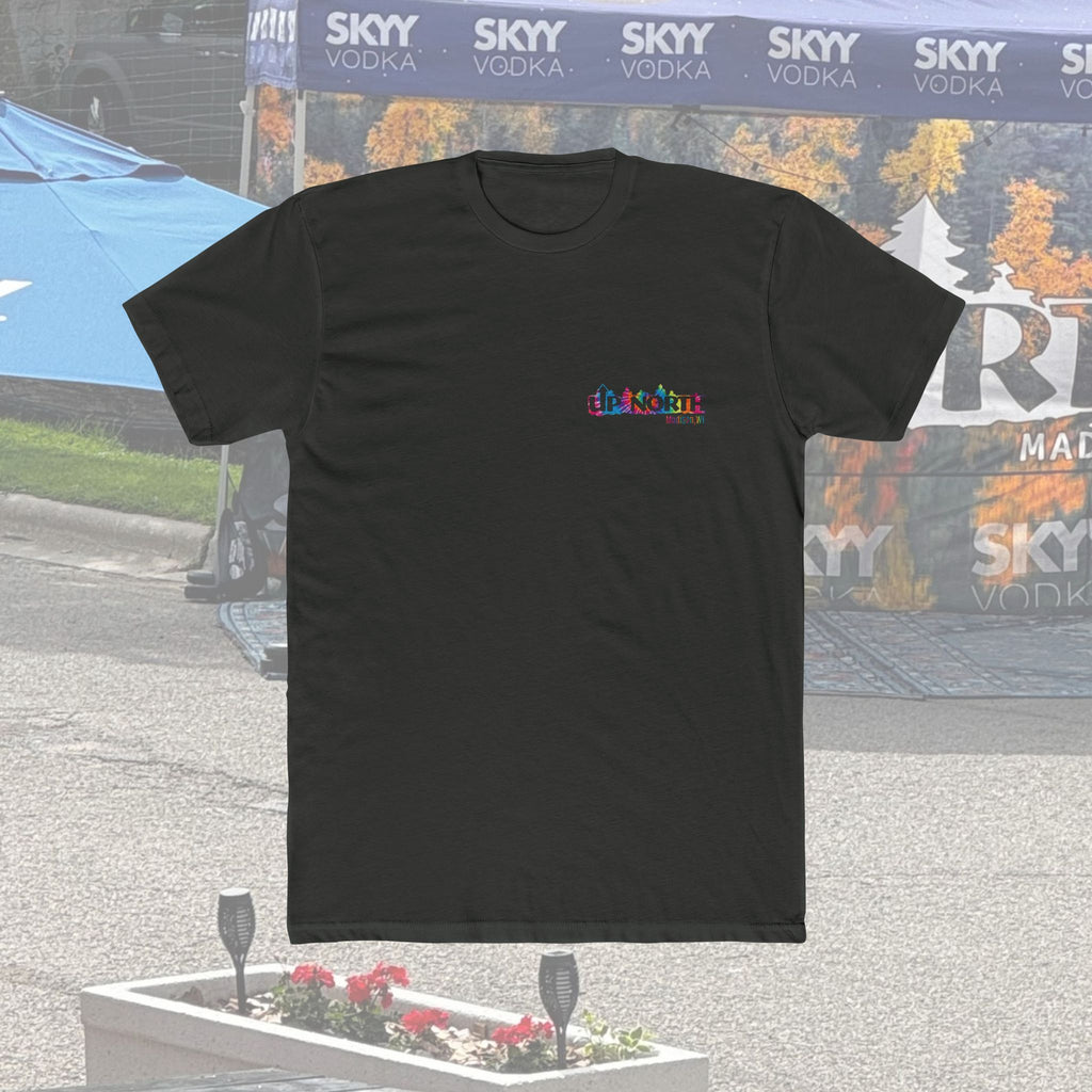 Up North Crew Cotton Graphic T Shirt- Tie-Dye Logo