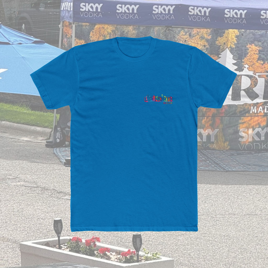 Up North Crew Cotton Graphic T Shirt- Tie-Dye Logo