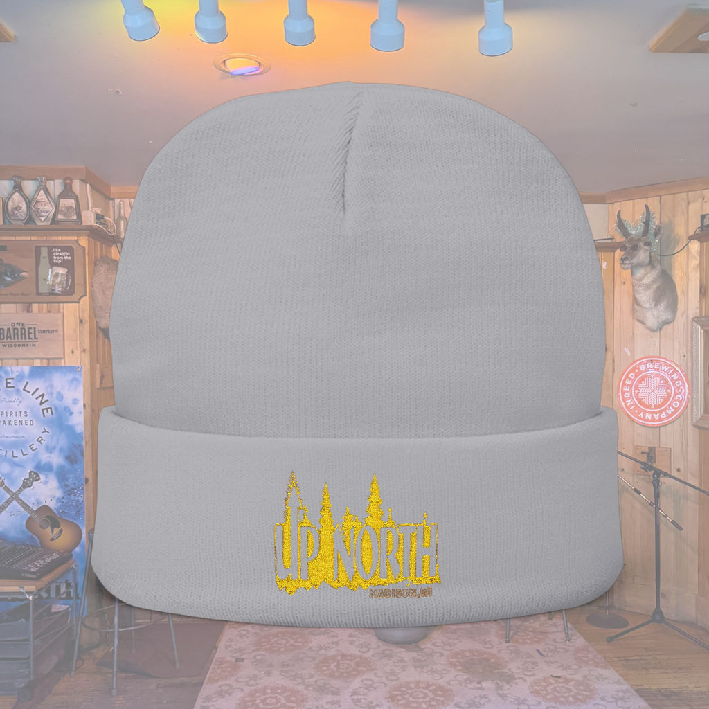 Embroidered Knit Beanie