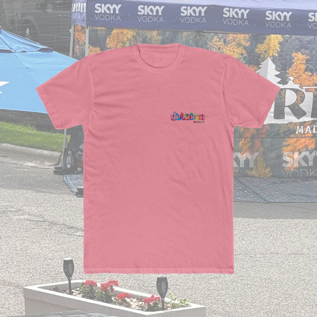 Up North Crew Cotton Graphic T Shirt- Tie-Dye Logo