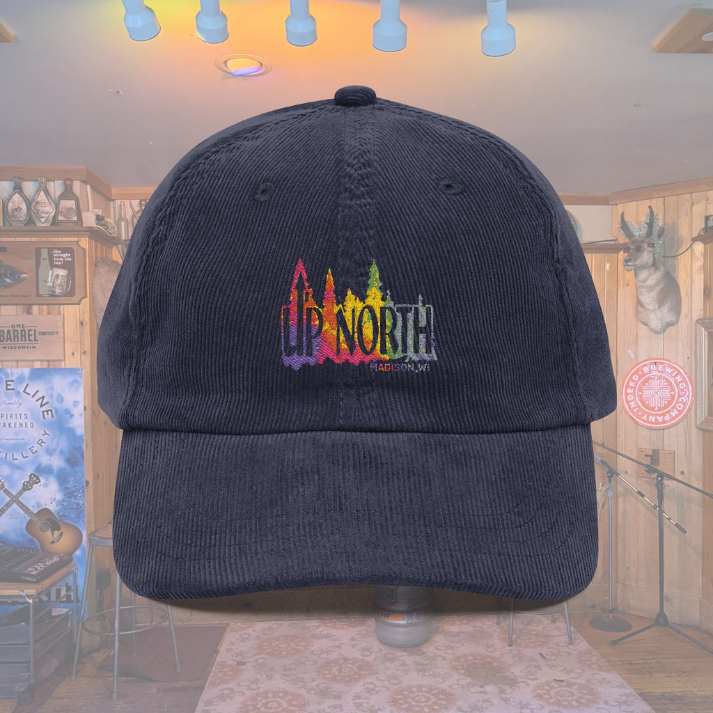 Corduroy Cap Embroidered Logo