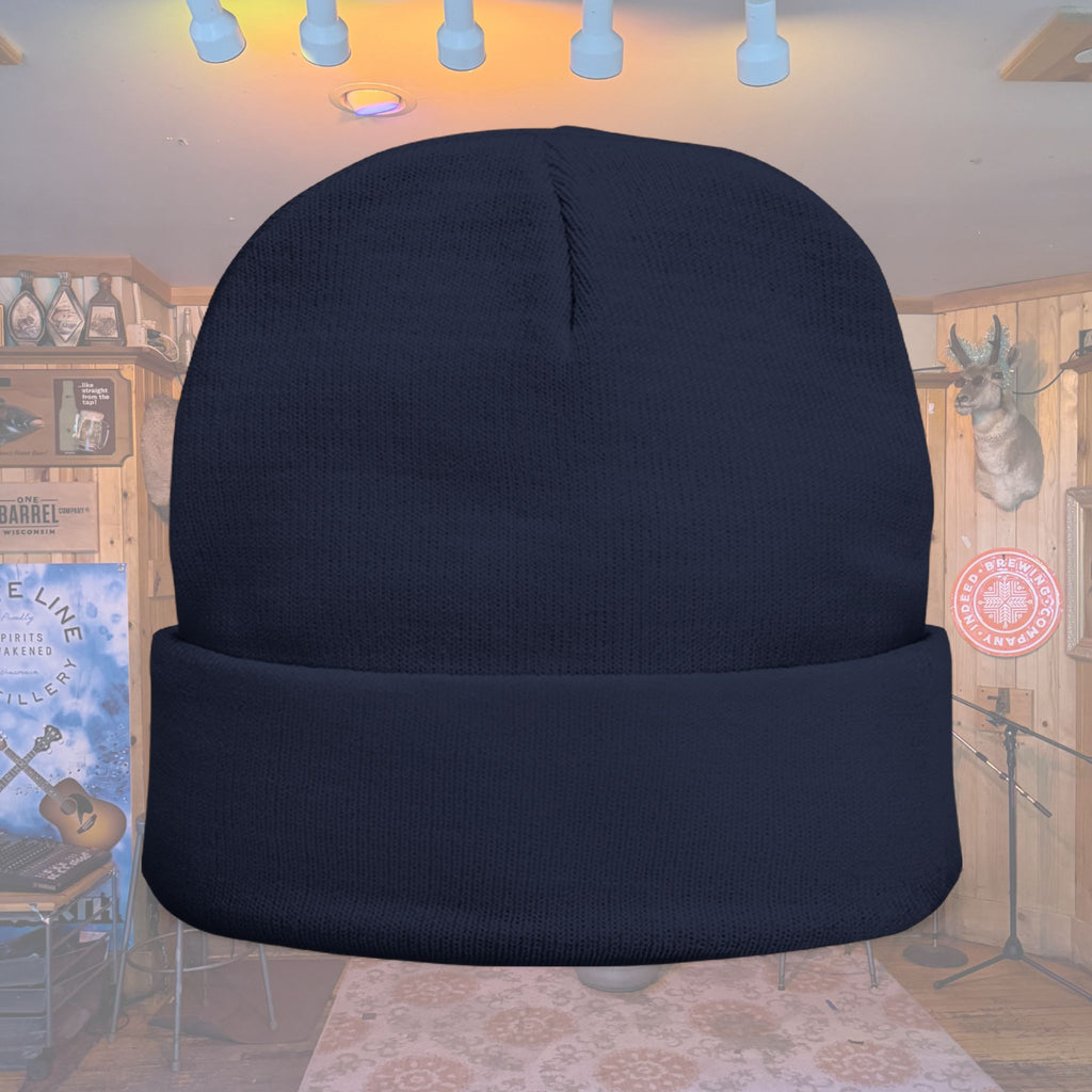 Embroidered Knit Beanie