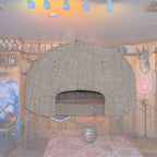 Flat Bill Snapback Hat — Embroidered Logo