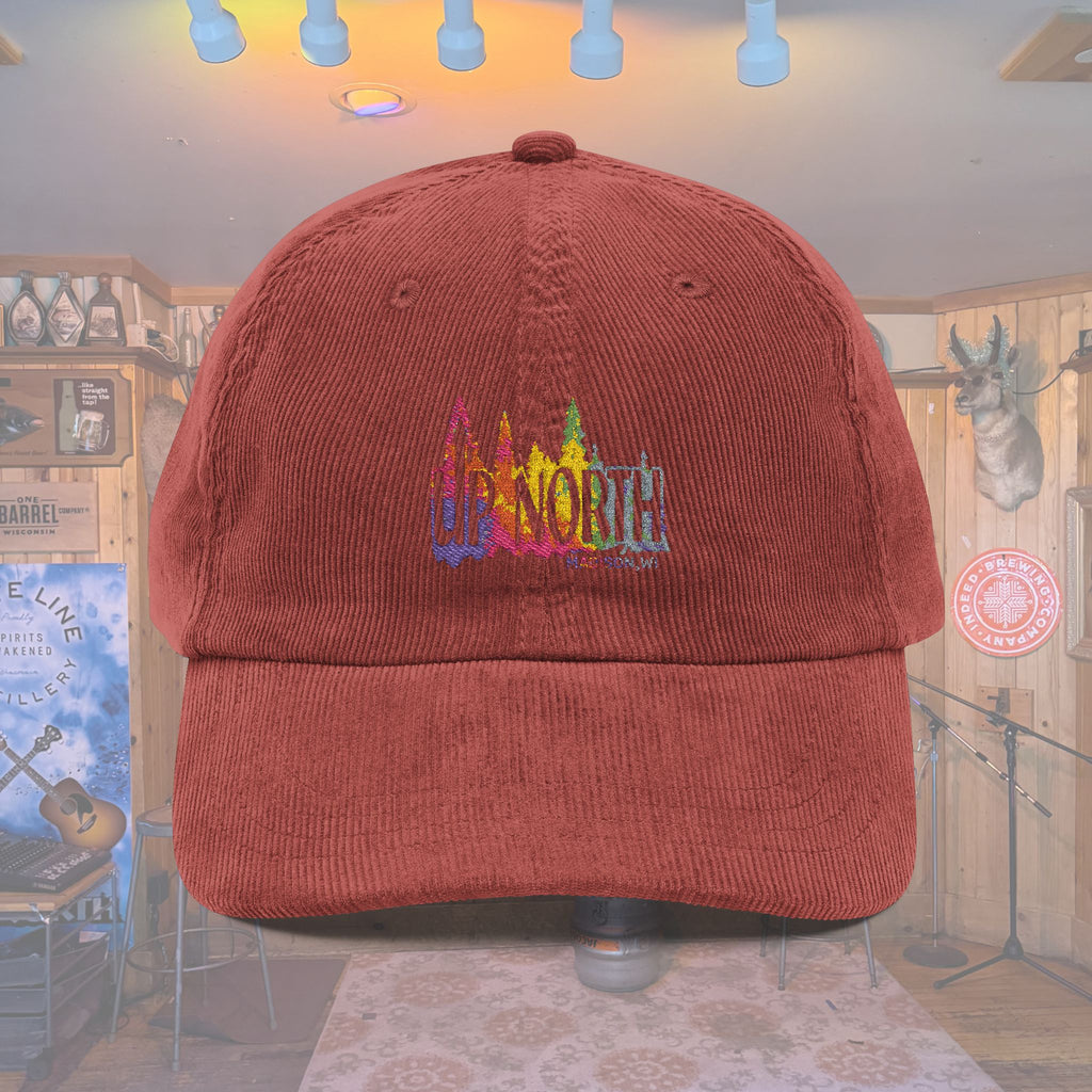 Corduroy Cap Embroidered Logo
