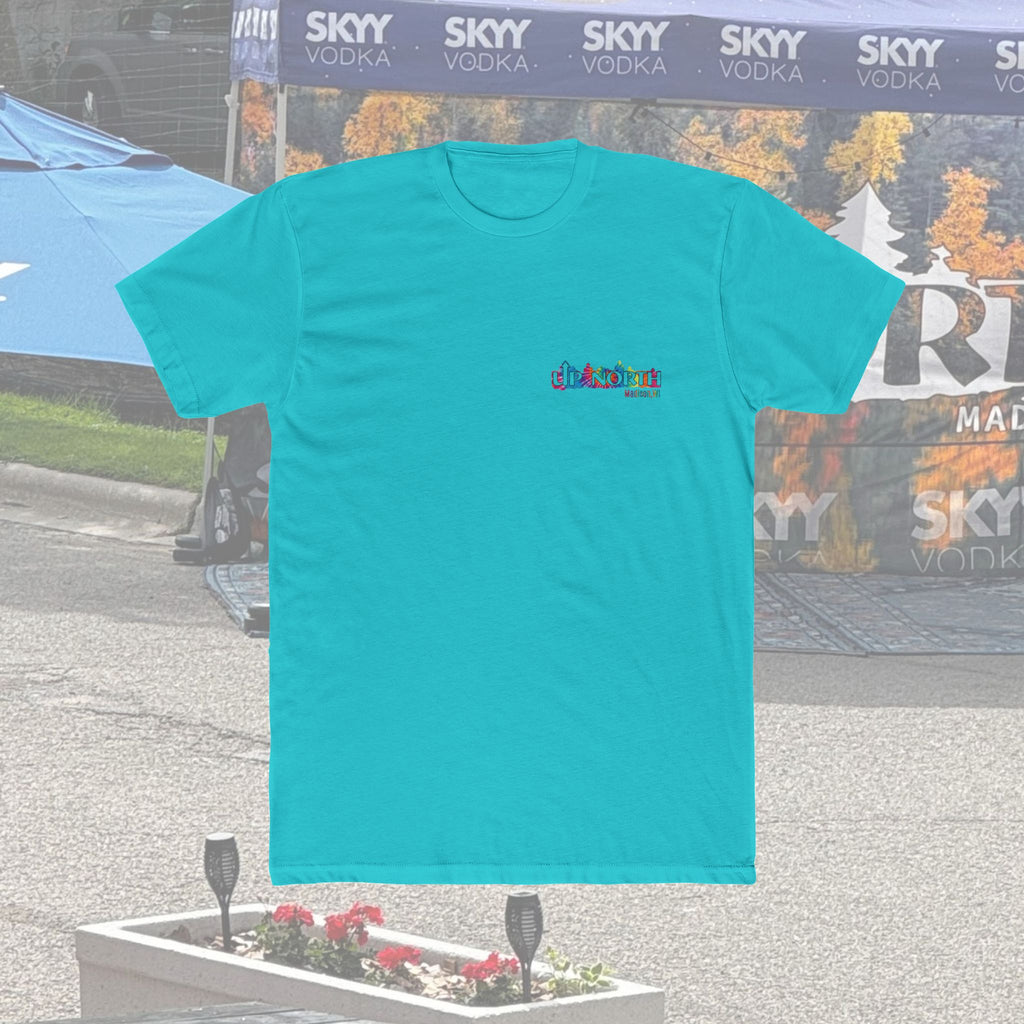 Up North Crew Cotton Graphic T Shirt- Tie-Dye Logo
