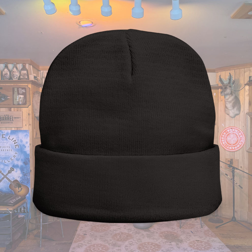 Embroidered Knit Beanie