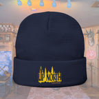 Embroidered Knit Beanie