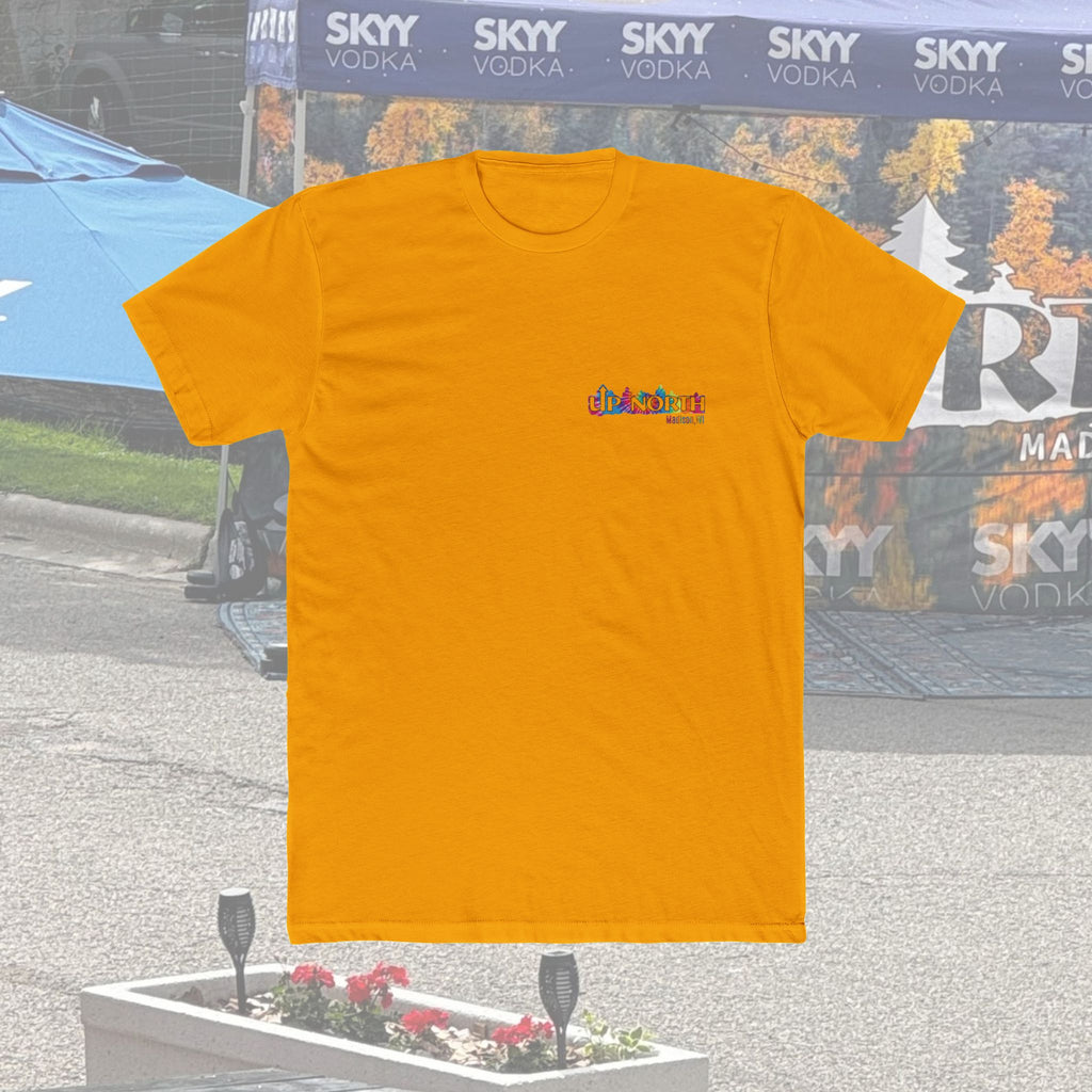 Up North Crew Cotton Graphic T Shirt- Tie-Dye Logo
