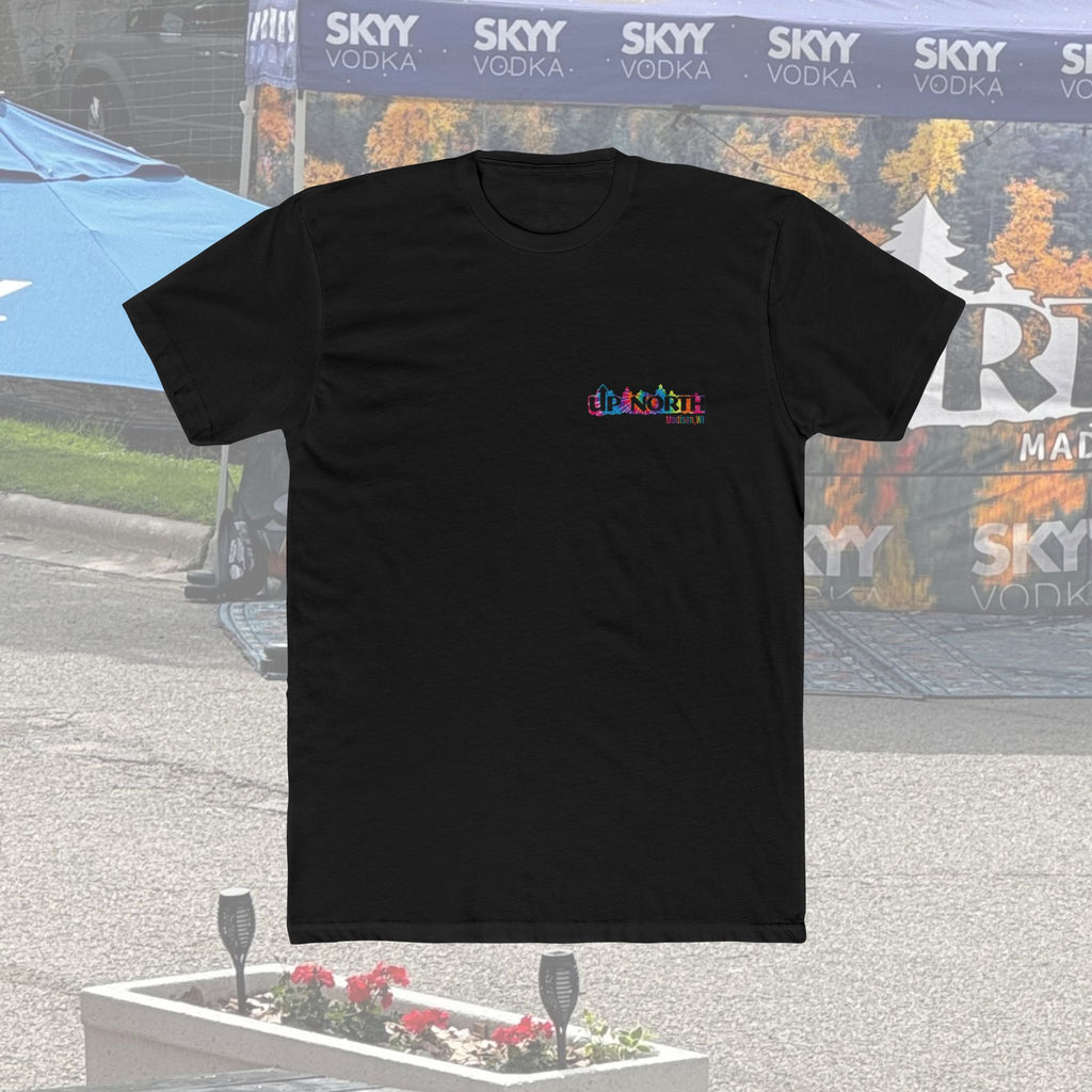 Up North Crew Cotton Graphic T Shirt- Tie-Dye Logo