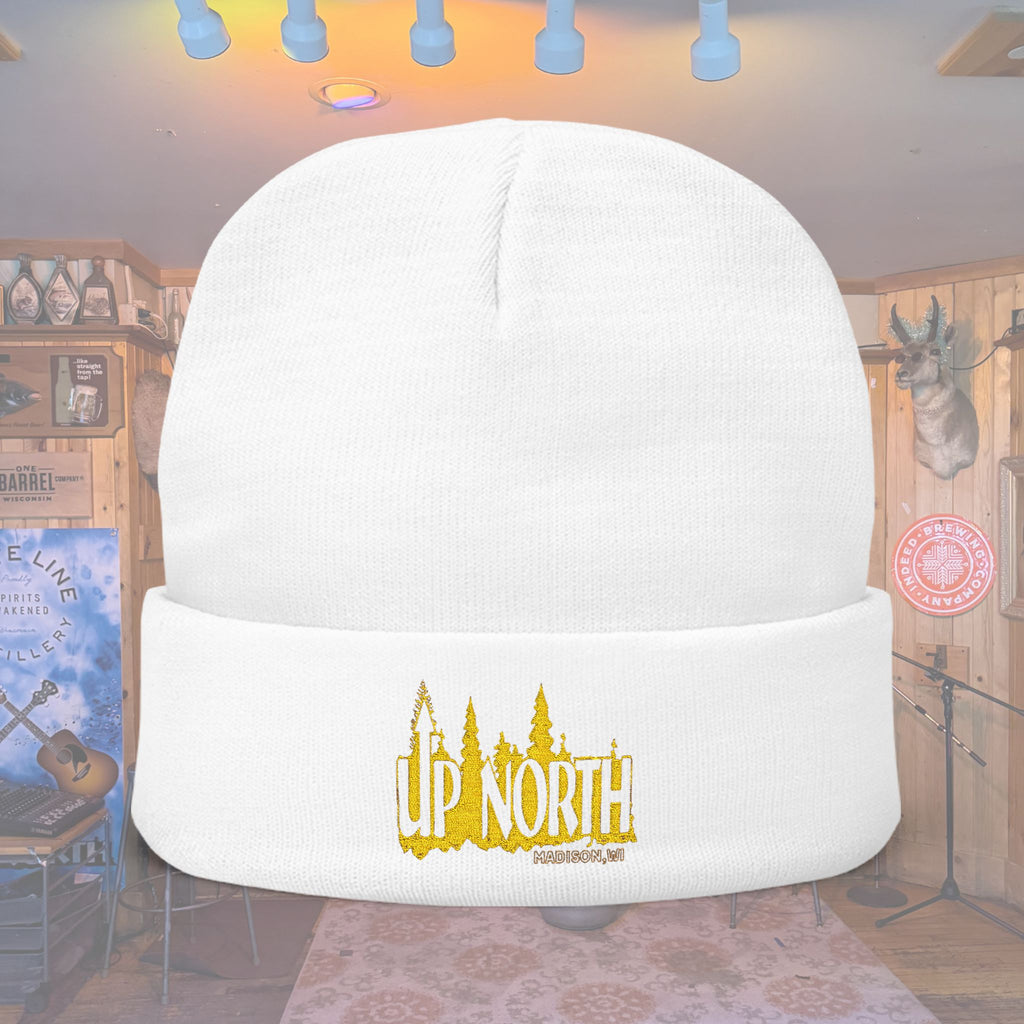 Embroidered Knit Beanie