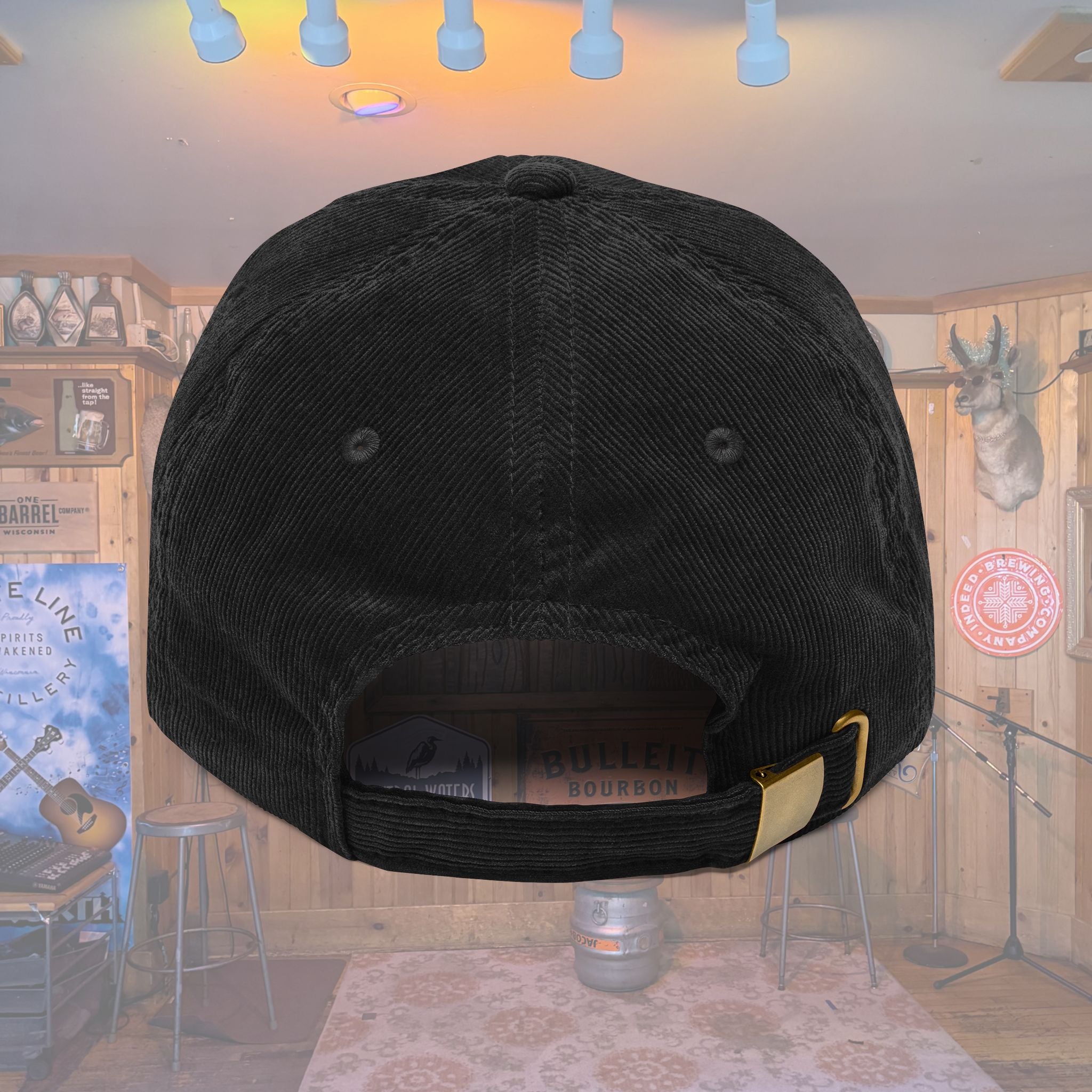 Corduroy Cap Embroidered Logo
